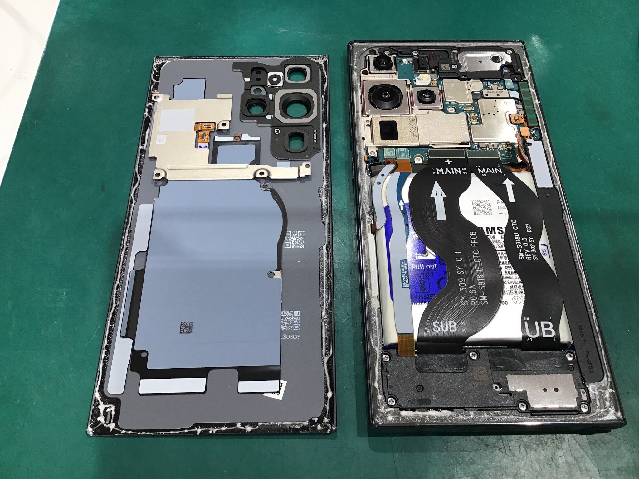 Galaxy S23 Ultraのバッテリー交換を行いました。【スマホ修理工房グランデュオ蒲田店】